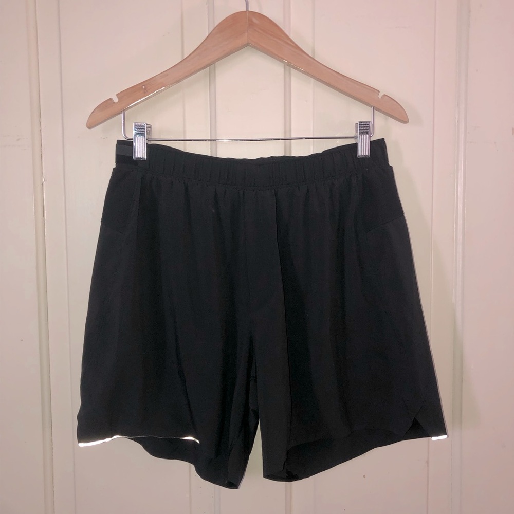 Lululemon Surge Short Linerless 6" Black Size Large
